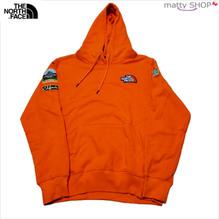 ザノースフェイス(THE NORTH FACE)の1 THE NORTH FACE パーカー オレンジ M　新品(パーカー)