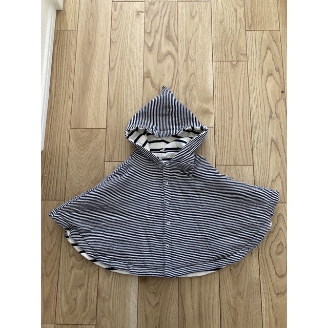 PETIT BATEAU(プチバトー)のプチバトー ポンチョ キッズ/ベビー/マタニティのベビー服(~85cm)(ジャケット/コート)の商品写真