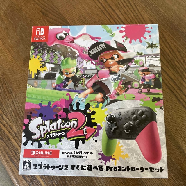 任天堂スプラトゥーン2 すぐに遊べる Proコントローラーセット Switch