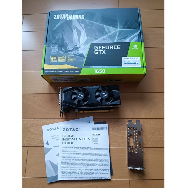 ゾタックメモリバスZOTAC GAMING GeForce GTX 1650 LP