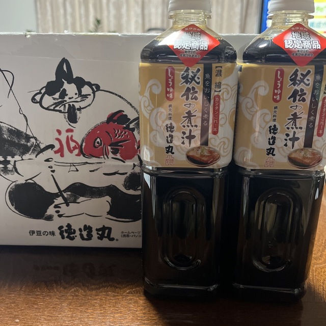 秘伝の煮汁　徳造丸　1000ml×２本 食品/飲料/酒の食品(調味料)の商品写真