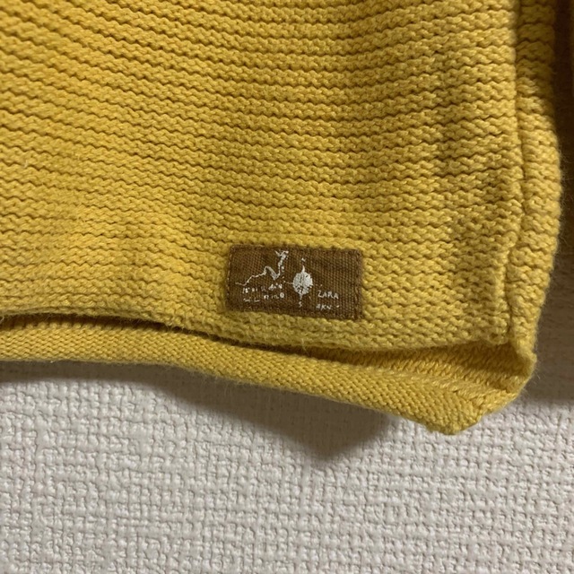 ZARA KIDS(ザラキッズ)のZARA コットンニット キッズ/ベビー/マタニティのキッズ服男の子用(90cm~)(ニット)の商品写真