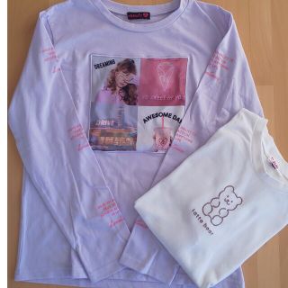 ピンクラテ(PINK-latte)の美品[ピンクラテ ラブトキシック]150cm カットソー(Tシャツ/カットソー)