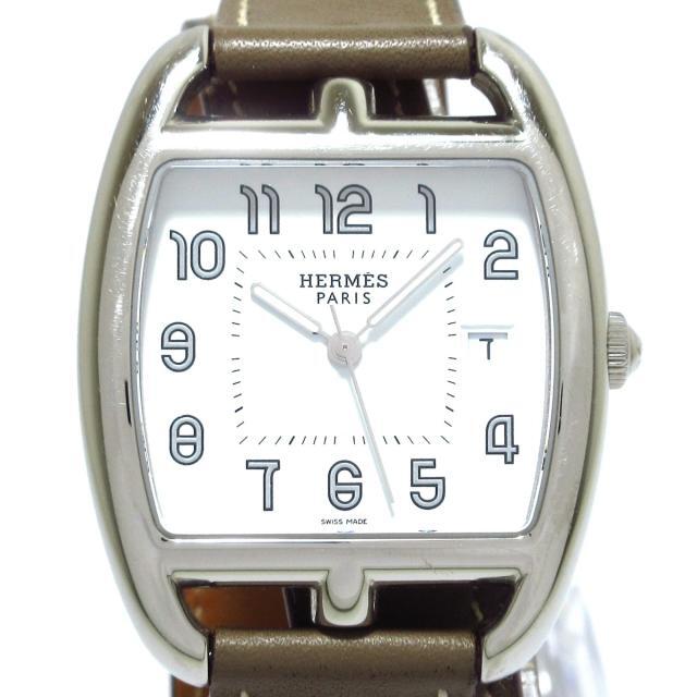 高級感 腕時計 エルメス - Hermes CT1.710 白 レディース 腕時計