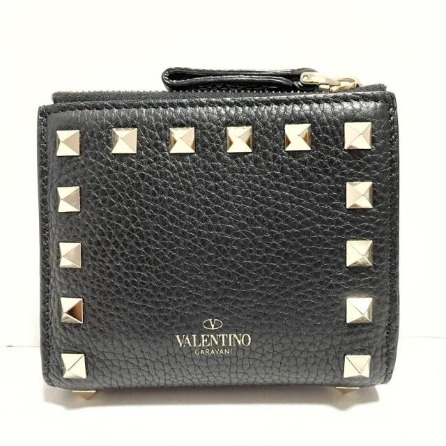 valentino garavani(ヴァレンティノガラヴァーニ)のバレンチノガラバーニ 2つ折り財布 レザー レディースのファッション小物(財布)の商品写真