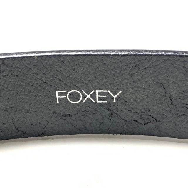 FOXEY(フォクシー)のFOXEY(フォクシー) ベルト - 黒×シルバー レディースのファッション小物(ベルト)の商品写真