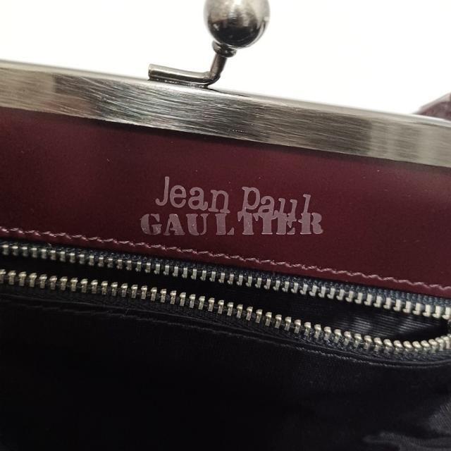 Jean-Paul GAULTIER(ジャンポールゴルチエ)のゴルチエ ハンドバッグ - ボルドー レザー レディースのバッグ(ハンドバッグ)の商品写真