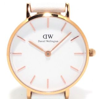 ダニエルウェリントン(Daniel Wellington)のダニエルウェリントン 腕時計美品  - 白(腕時計)