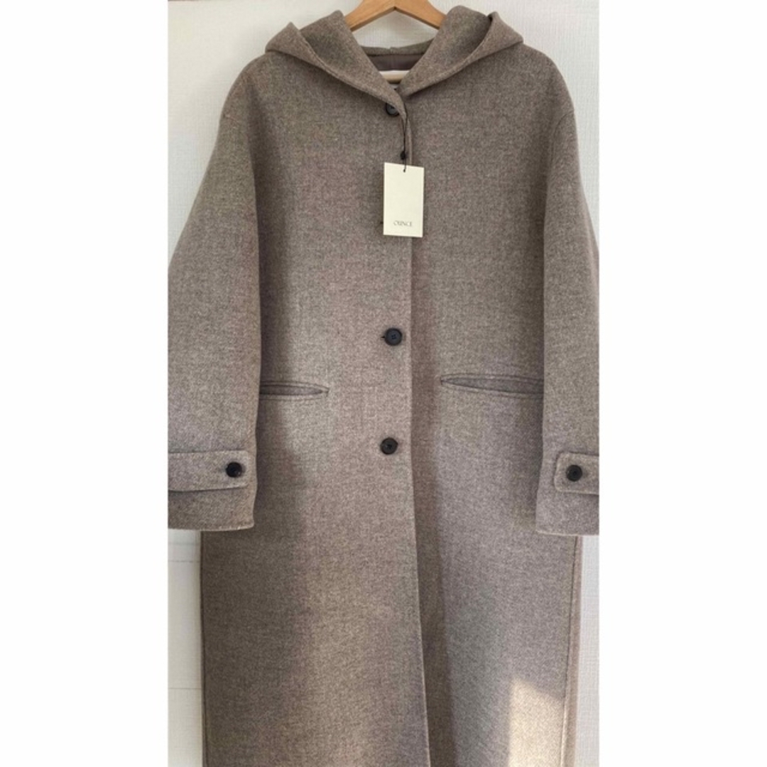 OUNCE dear hood handmade coat レディースのジャケット/アウター(ロングコート)の商品写真