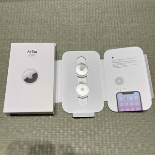 【新品・未使用Apple AirTagアップルエアータグ2個セット本体のみ発送！