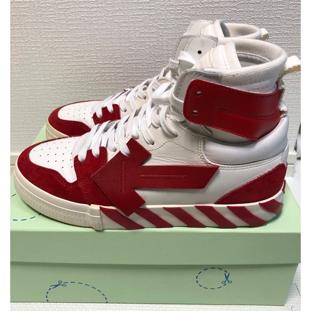 OFF-WHITE(オフホワイト)のoff-white バルカナイズ ハイカットスニーカー メンズの靴/シューズ(スニーカー)の商品写真