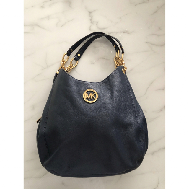 美品 マイケルコース ショルダーバッグ NAVY