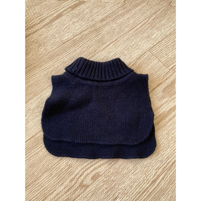 ZARA KIDS(ザラキッズ)のZARAベビー　ザラキッズ　リブニット　ベスト　付けタートル キッズ/ベビー/マタニティのベビー服(~85cm)(ニット/セーター)の商品写真