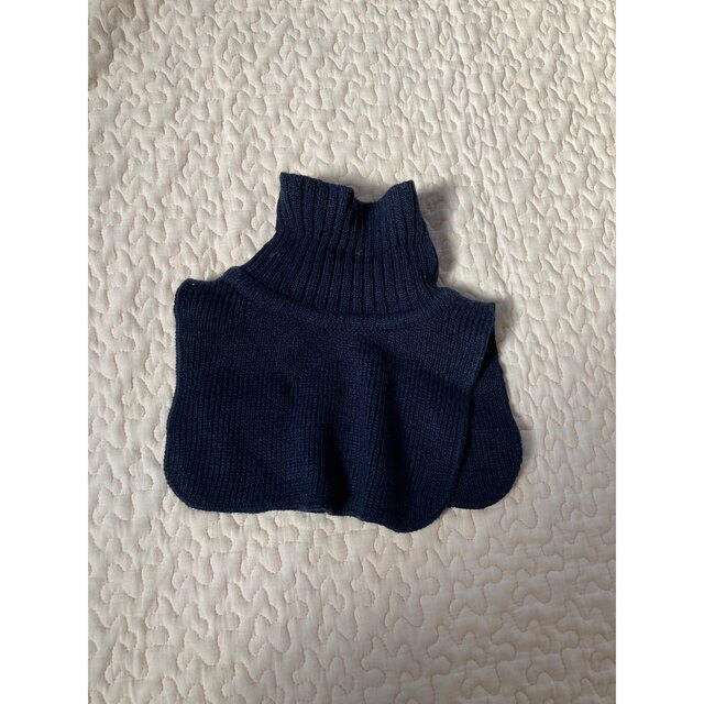 ZARA KIDS(ザラキッズ)のZARAベビー　ザラキッズ　リブニット　ベスト　付けタートル キッズ/ベビー/マタニティのベビー服(~85cm)(ニット/セーター)の商品写真