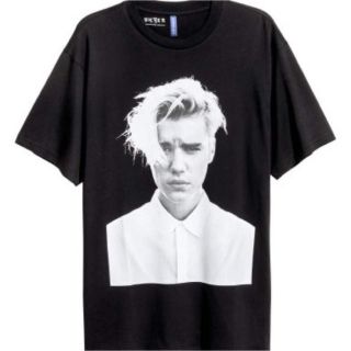 エイチアンドエム(H&M)の当日発送可 男女兼用‼️Justin Bieber  Tシャツ(Tシャツ(半袖/袖なし))