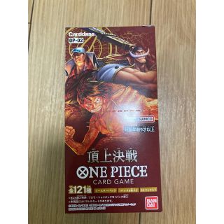 ワンピース(ONE PIECE)のワンピース  カードゲーム　新品未開封　BOX ボックス　頂上決戦(Box/デッキ/パック)