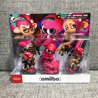 ニンテンドースイッチ(Nintendo Switch)の【新品未開封】スプラトゥーンamiiboトリプルセット(ゲームキャラクター)