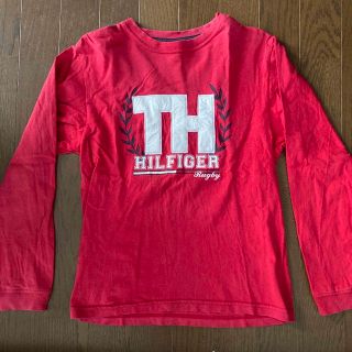 トミーヒルフィガー(TOMMY HILFIGER)のトミーヒルフィガー　赤色　トップス(Tシャツ(長袖/七分))