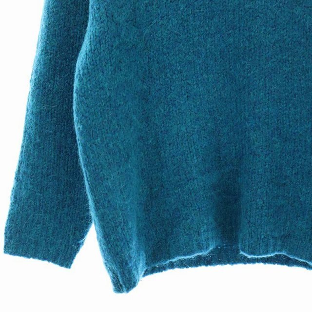 LOUNIE(ルーニィ)のルーニィ ニット プルオーバー セーター クルーネック 長袖 F 青 ブルー レディースのトップス(ニット/セーター)の商品写真