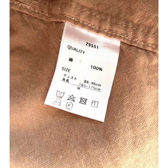 最終値下げ★DUAL VOICE★M★ネルシャツキャメル メンズのトップス(シャツ)の商品写真