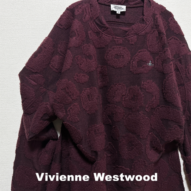 Vivienne Westwood(ヴィヴィアンウエストウッド)の【Vivienne Westwood】モコモコフロッキー ウール ニット メンズのトップス(ニット/セーター)の商品写真