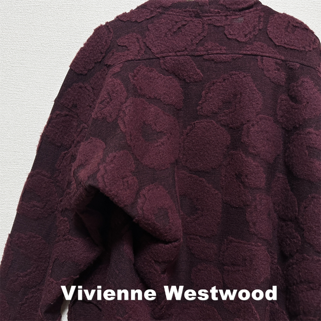 Vivienne Westwood(ヴィヴィアンウエストウッド)の【Vivienne Westwood】モコモコフロッキー ウール ニット メンズのトップス(ニット/セーター)の商品写真