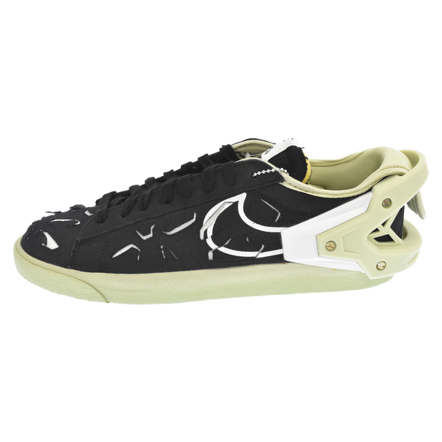 NIKE ナイキ ×ACRONYM BLAZER LOW Lemon Venom DO9373-001 アクロニウム ブレザーロー ローカットスニーカー レモンヴェノム ブラック US9 DO9373-001