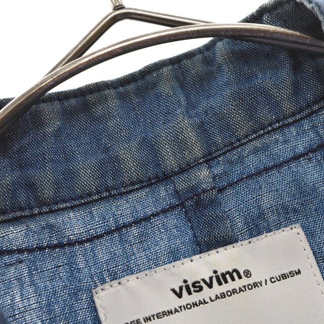 VISVIM(ヴィスヴィム)のVISVIM ヴィスヴィム 13SS WHITE OWL CHAMBRAY シャンブレー刺繍長袖シャツ ブルー 0113105013022 メンズのトップス(シャツ)の商品写真