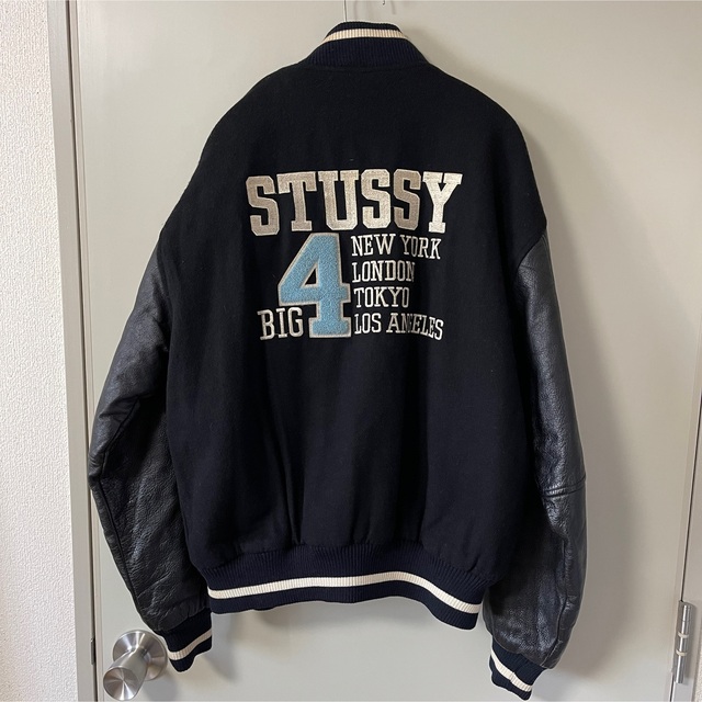 ステューシー【レア物】STUSSY BIG4 スタジャン 4大 都市 90s - スタジャン ステューシー【レア物】STUSSY BIG4 スタジャン 4大 都市 90s - スタジャン