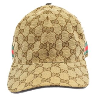 グッチ(Gucci)のGUCCI グッチ GGキャンバスキャップ 200035 539517 帽子(キャップ)