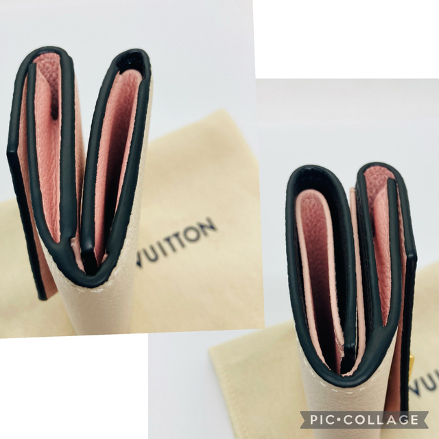 カーフレザー皮革の種類新品 未使用 ルイヴィトン ポルトフォイユ･ロックミニ 財布 M80984
