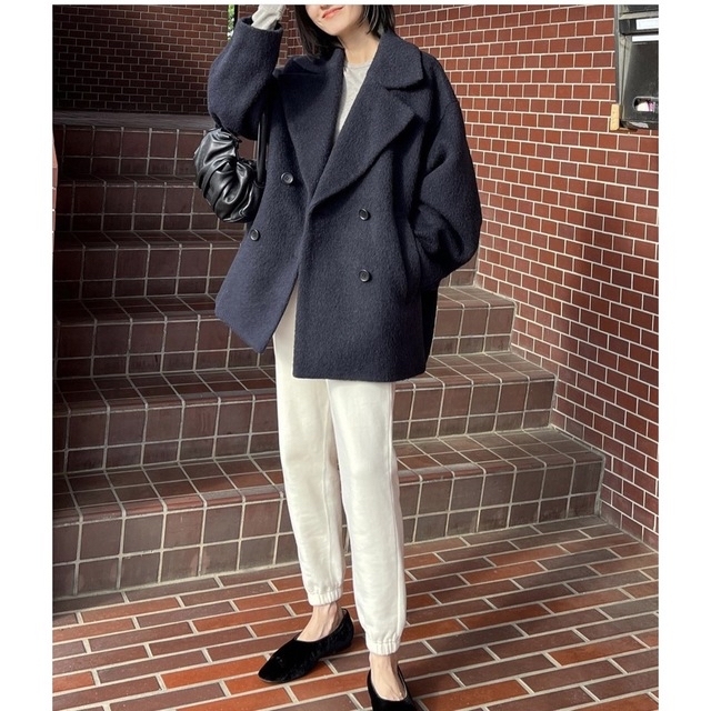 CLANE(クラネ)のCLANE クラネ　OVER LINE DOUBLE COAT レディースのジャケット/アウター(ノーカラージャケット)の商品写真