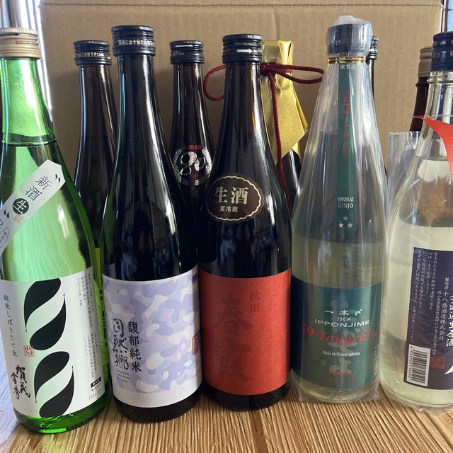 日本酒 四合瓶 １０本謙信など約半額 - 日本酒