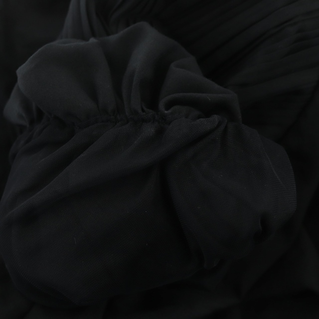Noble(ノーブル)のノーブル 21SS 袖ケシプリーツバルーンブラウス プルオーバー 七分袖 黒 レディースのトップス(その他)の商品写真