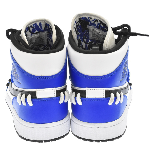 NIKE ナイキ WMNS AIR JORDAN 1 MID SE GAME ROYAL CV0152-401 ウィメンズ エアジョーダン 1 ミッド SE シスターフッド ミッドカットスニーカー US11 ホワイト/ブルー