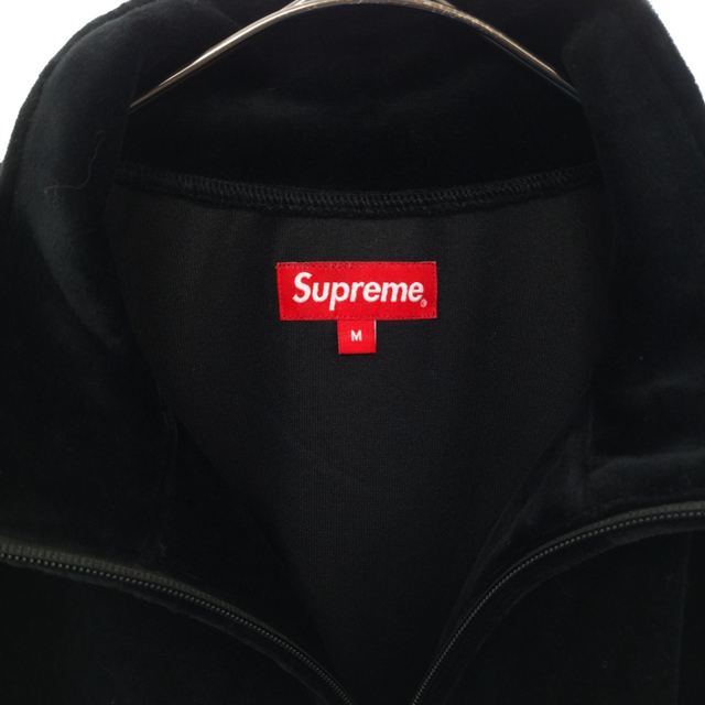 SUPREME シュプリーム 22AW Studded Velour Track Jacket スタースタッズ ベロア トラックジャケット ブラック