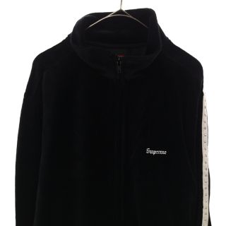 SUPREME シュプリーム 22AW Studded Velour Track Jacket スタースタッズ ベロア トラックジャケット ブラック