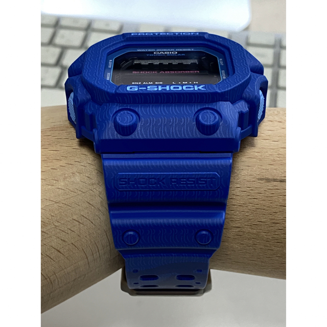 G-SHOCK(ジーショック)のデカG/三国志/GX-56SGZ/限定/スピード/G-SHOCK/時計/美品/青 メンズの時計(腕時計(デジタル))の商品写真