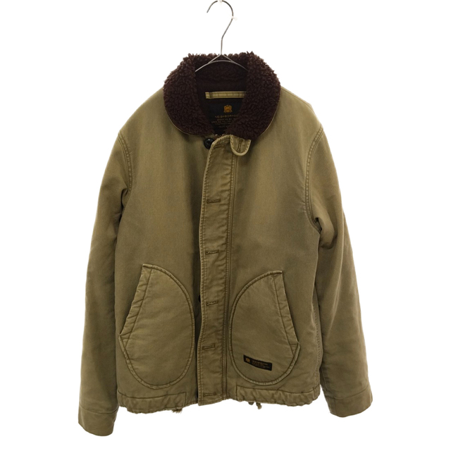 NEIGHBORHOOD(ネイバーフッド)のNEIGHBORHOOD ネイバーフッド 16AW N-1 デッキジャケット 162NYNH-JKM01 カーキ メンズのジャケット/アウター(フライトジャケット)の商品写真