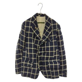 格安販売の Harnden Paul - ネイビー テーラードジャケット リネン