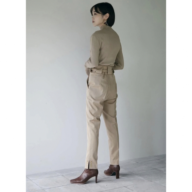 一番の ANDREA&Co. yukko STUDS DOUBLE BELT PANTS -カジュアルパンツ