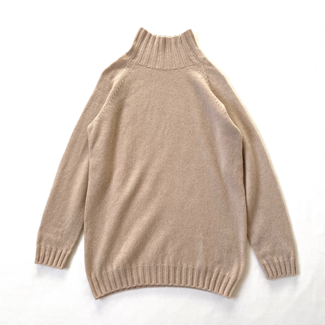 マーガレットハウエル ソフトカシミヤ100%ハイネックニット リアル