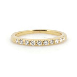 スタージュエリー(STAR JEWELRY)の目立った傷や汚れなし スタージュエリー ダイヤモンド リング 8号 0.16ct K18YG(18金 イエローゴールド)(リング(指輪))