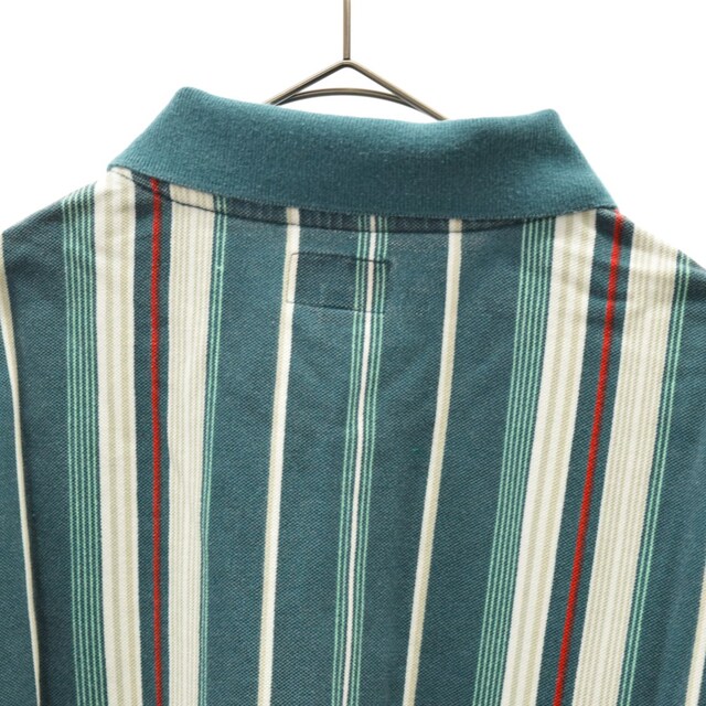 紺×赤 SUPREME シュプリーム 20SS Vertical Stripe Polo ヴァー