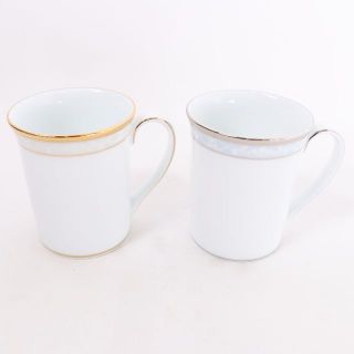 ノリタケ(Noritake)のNORITAKE ノリタケ　マグカップペアセット　白　未使用品(グラス/カップ)