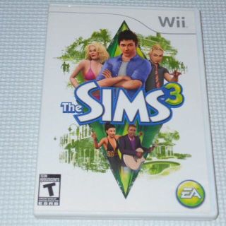 ウィー(Wii)のWii★THE SIMS 3 海外版★箱付・説明書付・ソフト付★動作確認済(家庭用ゲームソフト)