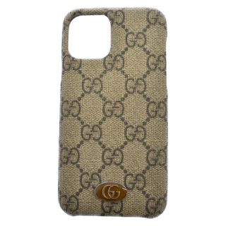 グッチ(Gucci)のGUCCI グッチ GGスプリーム iPhone 11Proスマートフォンケース スマホ ブラウン 623093(iPhoneケース)