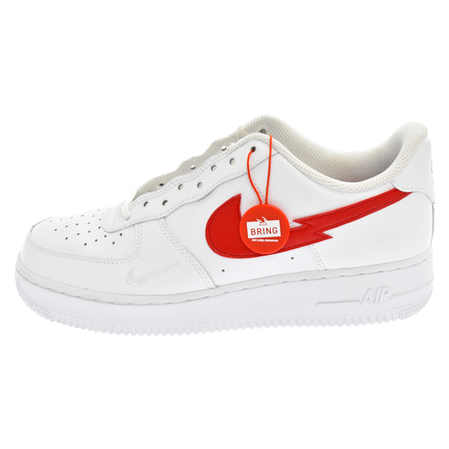 NIKE ナイキ AIR FORCE 1 LV8 SWOOSH ON TOUR CW7577-100 エア フォース 1 07 エレベイト ローカットスニーカー US9.5 ホワイト/レッド