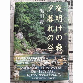 「夜明けの森、夕暮れの谷」湯川豊(文学/小説)