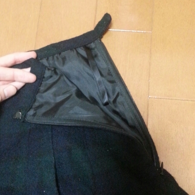 MUJI (無印良品)(ムジルシリョウヒン)の無印良品 ウールスカート レディースのスカート(ひざ丈スカート)の商品写真